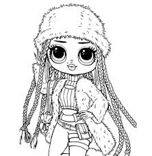 My one thing that i wish was different is that the pages were perforated to tear out. Snowlicious Lol Omg Coloring Page Free Printable Coloring Pages For Kids