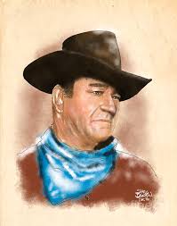 John Wayne by Stacy Bearden