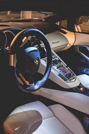 Lamborghini Aventador Sick Inside Too Much Cream For Me But Still Bad To The Bone Lambo Aventador Luxury Car Interior Sports Cars Luxury Dream Cars