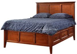 Alder Wood Mckenzie Storage Bed Choose Color Choose Twin Full Queen Or King Storage Bed Platform Bed With Storage King Storage Bed