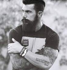 Love The Tattoo Always Time To Rock N Roll Hipster Beard Beard Love Beard No Mustache