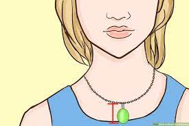 Stand in front of a mirror while doing this and it will be much easier to work it out. How To Measure A Necklace 15 Steps With Pictures Wikihow