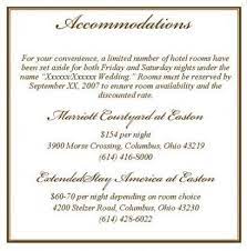 Wedding Invitation Accommodation Card Wording To Give Extra Inspiratio Wedding Accomodation Cards Wedding Accommodations Destination Wedding Invitation Wording