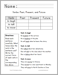 Verb worksheets for grade 1 students. First Grade Verb Worksheet Www Robertdee Org