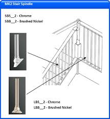 1intheoffice wire receipt spindle,chrome receipt holder,4 pack (chrome) 4.8 out of 5 stars 24. Richard Burbidge Sbsuk2 Fusion Chrome Spindle Mk2 Stairs Uk Closed String Chrome Spindles Fusion Staircase Parts