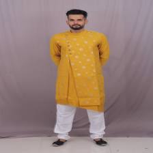 Indo Western Yellow Kurta