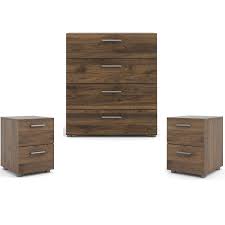 5 out of 5 stars. Home Square 3 Piece Bedroom Set With 4 Drawer Chest And 2 Nightstands In Walnut Discount Bandit