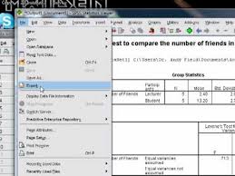 Exporting Spss Output To Word Youtube