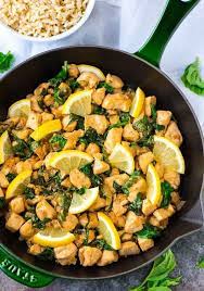 I was delighted last night with how this t. Basil Chicken With Lemon And Spinach Well Plated By Erin
