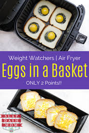 Air Fryer Eggs In A Basket Slap Dash Mom Recipe Air Fryer Recipes Breakfast Air Fryer Recipes Easy Air Fryer Recipes Healthy