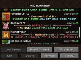 Factions servers are competitive pvp servers that let players team up by creating and joining different clans. Minecraft 1 8 3 Server List Minecraft Seeds Wiki