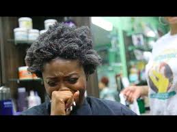 Natural hair salon for black woman. Salon Visit Wash Go On 4c Natural Hair Youtube