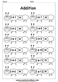 Addition Facts 6 Worksheets 1st Grade Math Worksheets Kindergarten Addition Worksheets Kindergarten Worksheets Printable