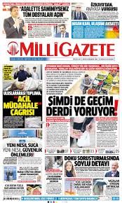 Millî Gazete'nin bugünkü birinci sayfası: Şimdi de Geçim Derdi Yoruyor  milligazete.com.tr/simdi-de-gecim-derdi-yoruyor