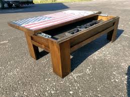Click through to see more pictures of this ryobi nation diy project. Rustic American Flag Coffee Table And Tactical Gun Holder Liberty Home Concealment