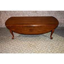 1 bid ending thursday at 3:32pm pdt 1d 14h local pickup. Vintage Ethan Allen Queen Anne Style Cherry Drop Leaf Coffee Table Chairish