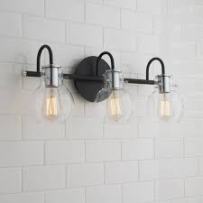 Vintage Arc Shade Bath Light 3 Light Bath Light Vanity Light Bar Bathroom Light Fixtures