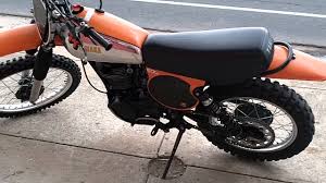 Yamaharetro Yamaha Tt500 1977 Orange Youtube