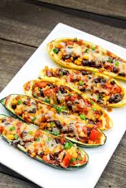 New Ways To Serve Summer Zucchini Stuffed Zucchini Vegetarian Vegetarian Zucchini Recipes Easy Zucchini Recipes