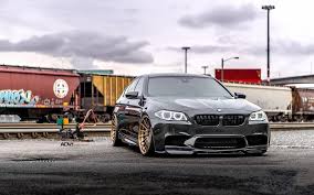 Black Car And Bronze Wheels Black Sapphire Metallic Bmw M5 With Bronze Adv 1 Wheels Bmw Bmw M5 Bmw M Series