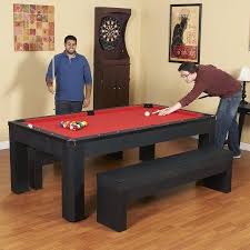 Hathaway Park Avenue Multi Game Table With Pool Table Tennis Benches 7 Foot Walmart Com Outdoor Pool Table Pool Table Dining Table Pool Table Slate