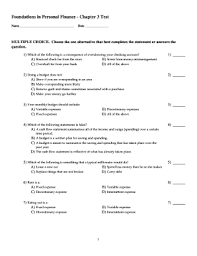 Sort, filter, and find your documents easily. Foundations In Personal Finance Chapter 3 Test Answer Key Pdf Fill Online Printable Fillable Blank Pdffiller
