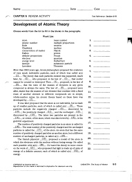 Über 500 marken mit mehr als 40.000 artikel. Worksheet Development Of Atomic Theory Answers Promotiontablecovers
