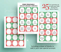 Perfect for adults and kids alike, these advent calendars are packed with chocolates, toys 36 christmas advent calendars to make your 2020 holiday season merry and bright. Advent Calendar Printable Holiday Activity Cards Pdf To Print Uk Usa Paper Avail Paper Party Supplies Calendars Planners