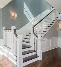 Typically, skirtboards are sandwiched between the stair stringer and the wall, and are installed before the treads and risers. 120 Painted Stairs Ideas Stairs Painted Stairs House Design