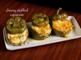Stuffed Capsicum Recipe Bharwa Shimla Mirch Bharleli Shimla Mirch Recipe Capsicum Recipes Recipes Paneer