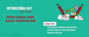 .abuse and illicit trafficking on 26 june 2021under the theme 'share facts on drugs, save it looks like there is a threat of an upsurge in illegal drug trafficking, which benefited during the international coordination and cooperation are pivotal to tackle the threat imposed by drug trafficking. International Day Against Drug Abuse And Illicit Trafficking 2017