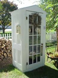 Shed Made Out Of Doors You Can Always Make One Larger With More Doors Old Doors Backyard Salvaged Doors
