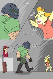 Pin By Thomas English On Rip Tear In 2020 Animal Crossing Funny Doom Videogame Slayer Meme