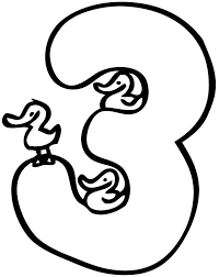 Hermoso blanco y negro, contorno, ilustraciones de verano con un conjunto de temas sobre un tema de verano, una imagen del sol, arena, bayas, insectos, concha, bola, regadera, termómetro, castillo y cometa voladora para colorear niños. Dibujo Gratis Para Colorear Del Numero 3 Con Los Ninos