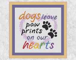Our philosophy is very simple indeed; Dog Loss Cross Stitch Pattern Paw Print Quote Rainbow Etsy Butterfly Cross Stitch Cross Stitch Tree Disney Cross Stitch
