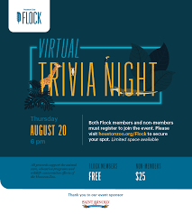 When thirsty nerds want to have a good time, … Houston Zoo Flock S First Ever Virtual Trivia Night Is Facebook