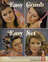 1973 Beauty Ad Clairol S Easy Comb Easy Set Hair Creme Rinse Setting Lotion Pretty Blonde Woman Beauty Ad Clairol Hair Rollers