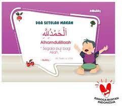 Doa sesudah makan sesuai sunnah. Jual Bubby Doa Setelah Makan Anak Laki Laki Stiker Kids Dekorasi Ruangan Terbaru Juli 2021 Blibli