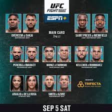 4:00 pm pst check ufc vegas 9 local time and date location: Pbp Ufc Fight Night 176 Overeem Vs Sakai Pbp Discussion 7 00 Pm Et 4 00 Pm Pt Page 4 Sherdog Forums Ufc Mma Boxing Discussion