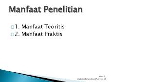Bagi kepala sekolah, dapat menyediakan berbagai sarana dan prasarana yang menunjang. Membuat Proposal Skripsi Drs Cipto Budy Handoyo M