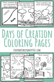 God created a beautiful and abundant world for us to live in. 29 Free Coloring Pages About Creation That Are Perfect For A Sunday School Or Homesch Creation Coloring Pages Sunday School Coloring Pages Bible Coloring Pages