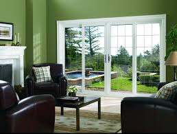 Glass sliding doors 5 ft. 10 Ft 4 Panel Ultra Sliding Patio Door Uwex