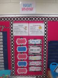 Behavior Chart And Class Rules Consequences Listed Together