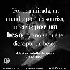 Revista Central On Instagram A 180 Anos De Su Nacimiento Conmemoramos A Gustavo Adolfo Becquer Con Romanticismo Frases Bonitas Poemas Frases De Inspiracion