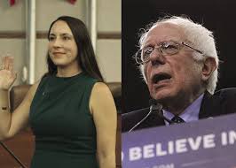 Norman Mayor Breea Clark welcomes Democratic presidential candidate Bernie  Sanders at rally