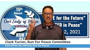 It includes the following events: 2021 Virtual Run For Peace Our Lady Of Peace Cleveland Oh