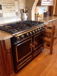 French Country Kitchen Storage With La Cornue Cornufe Range Maison