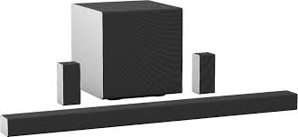 How to connect vizio soundbar to tv. Vizio 5 1 4 Channel Soundbar With Wireless Subwoofer Dolby Atmos And Voice Assistant Black Sb46514 F6 Best Buy