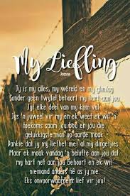 Pin On Afrikaans Liefdes Se Goedjies