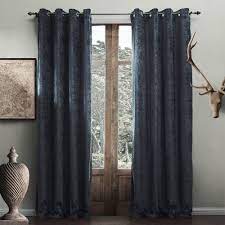 To lend your room a bold look, you may wish to choose a curtain in charcoal, or for a more tranquil feel, try a patterned design with paler misty tones. Modern Solid Blue Grey Curtain Milan Curtains Living Room Drapes Curtains Blue Grey Curtains
